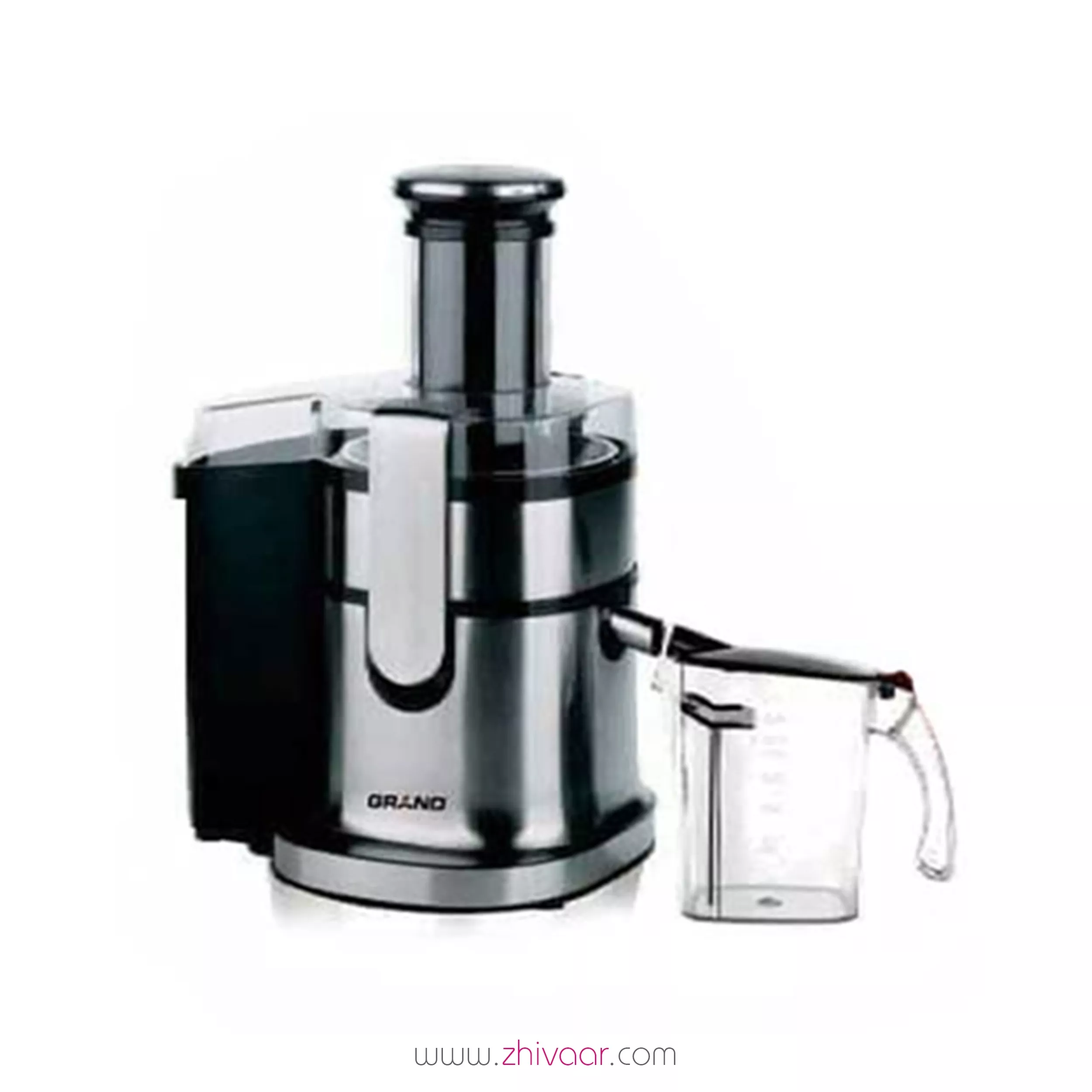 خرید آبمیوه گیری تکنو مدل TE-218 رنگ استیل مشکی - قیمت آبميوه گيري تکنو مدل TE-218